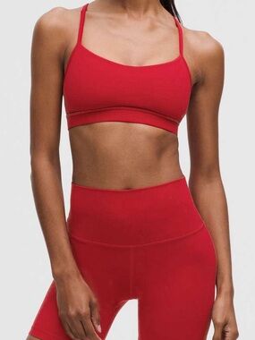 Lululemon Workout Set in Dark Red
